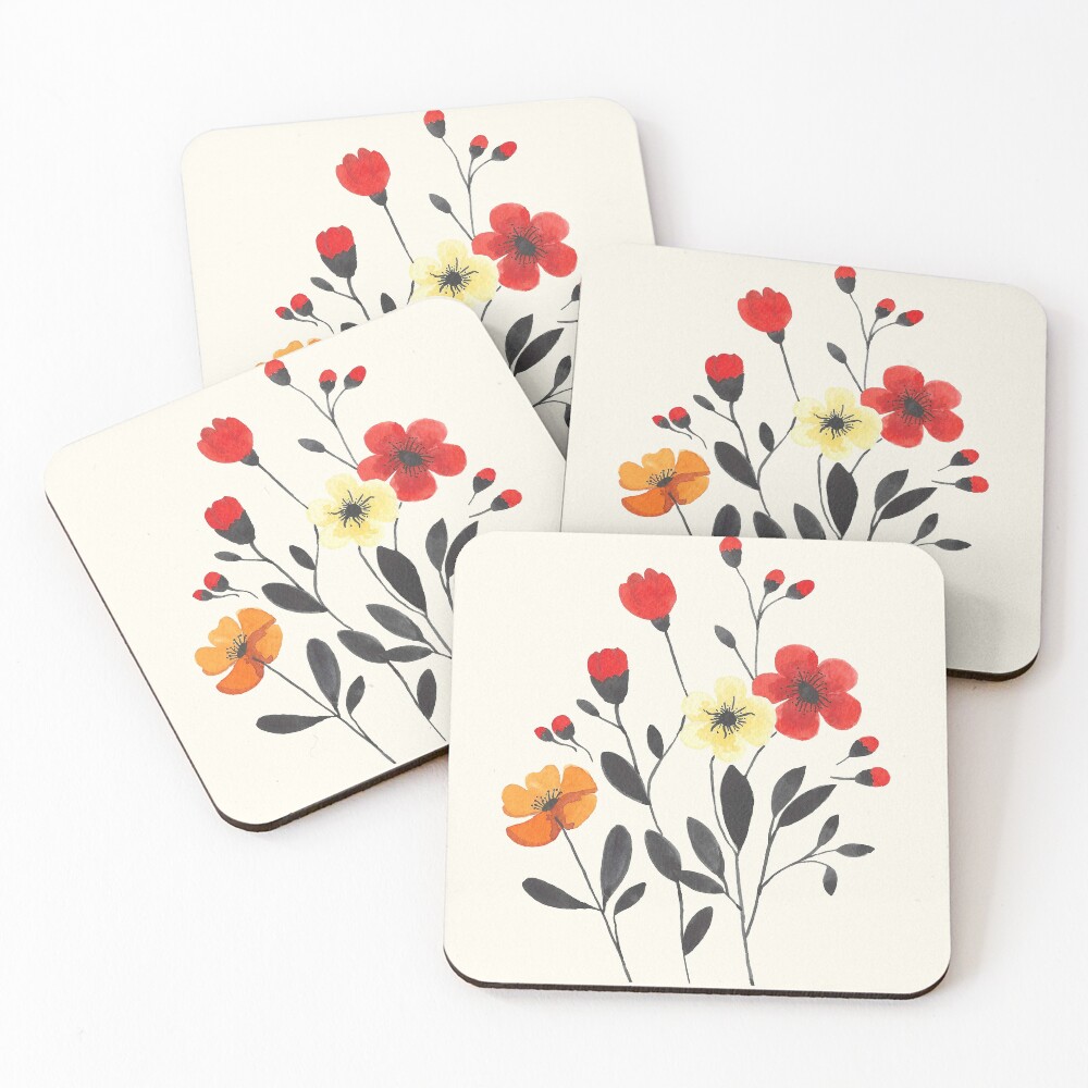 Item preview, Coasters (Set of 4) designed and sold by InkyExpress.