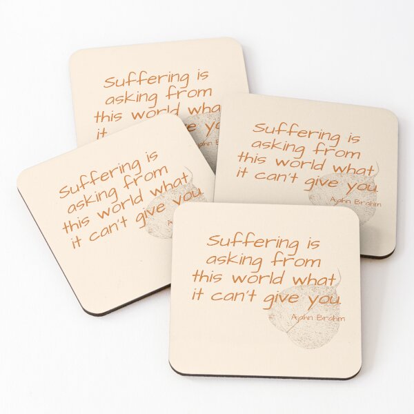 Item preview, Ajahn Brahm: Suffering is asking from the world what it can't give you designed and sold by KindfulQuotes.