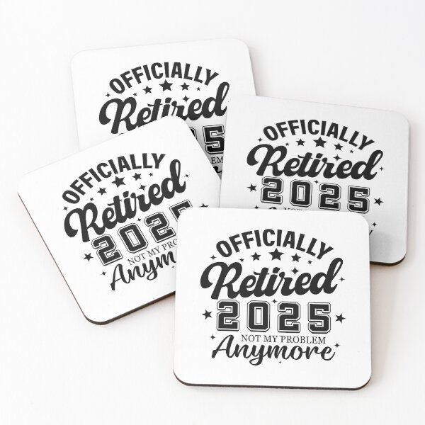 Item preview, Funny Retirement Teacher Retired 2025 Officially Retired Not My Problem Anymore designed and sold by i-longmanshop.