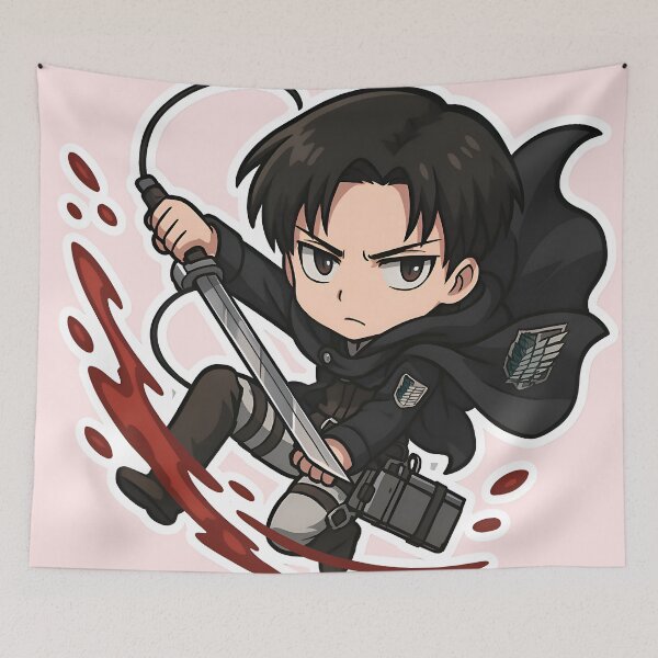 Item preview, Chibi Captain – Sword-Wielding Scout Hero designed and sold by Priyanshu-kaii.