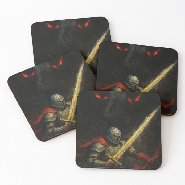 Item preview, Silver Knight vs Demon in the Dark V.3 designed and sold by cottoncode.