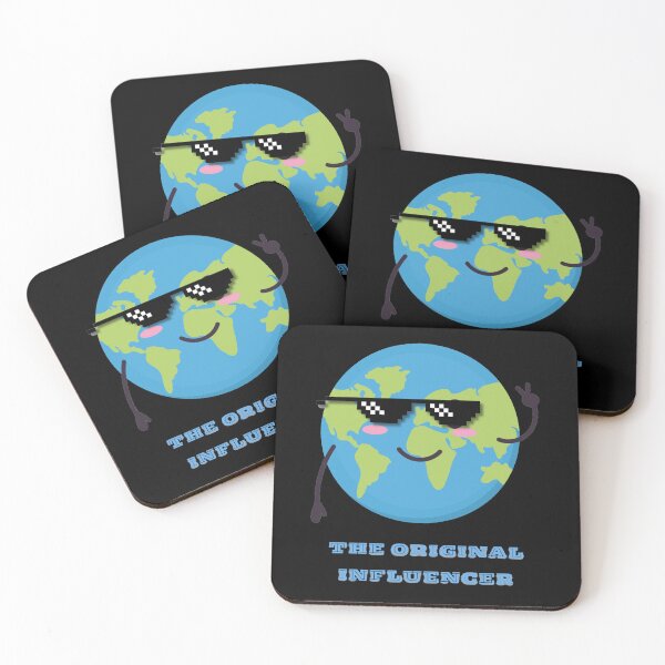 Item preview, the original influencer environmental art black bg designed and sold by RedOrBlueIts4U.
