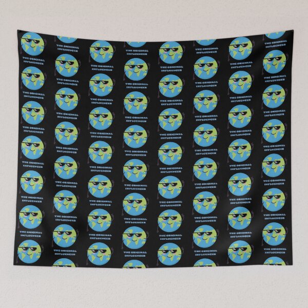 Item preview, the original influencer environmental art black bg designed and sold by RedOrBlueIts4U.