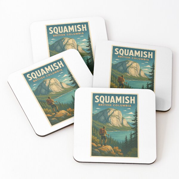 Item preview, Squamish Retro Poster designed and sold by JBWphotos.