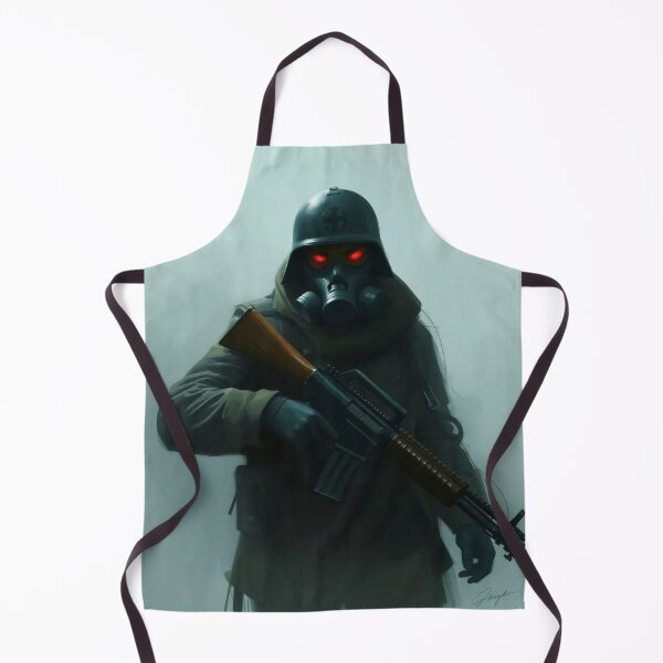 Item preview, Post-Apocalyptic Gas Mask Soldier – Dark Digital Art designed and sold by apoknight.