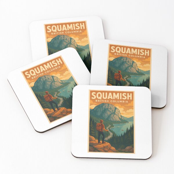 Item preview, Squamish Retro Poster designed and sold by JBWphotos.
