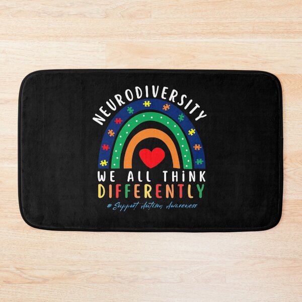 Item preview, Neurodiversity Rainbow – We All Think Differently Autism Support Design designed and sold by CoolCreative.