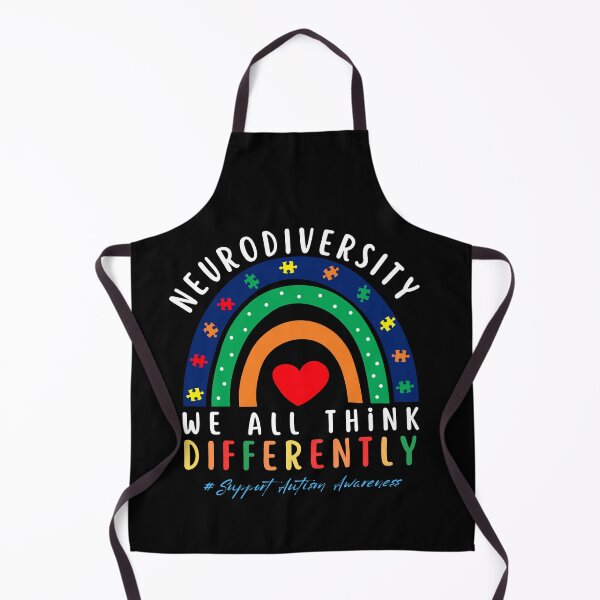 Item preview, Neurodiversity Rainbow – We All Think Differently Autism Support Design designed and sold by CoolCreative.