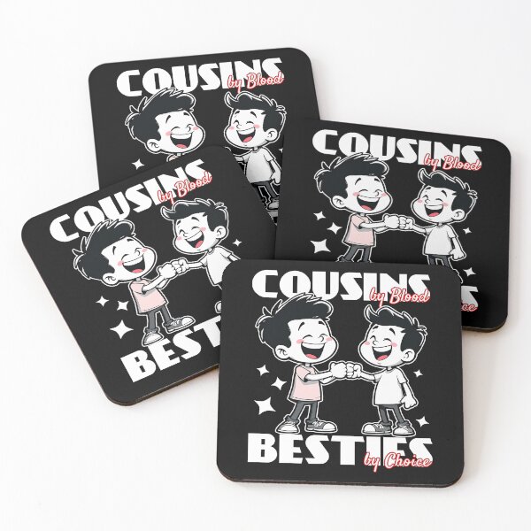 Item preview, COUSINS BY BLOOD - BESTIES BY CHOICE designed and sold by KEF Custom.