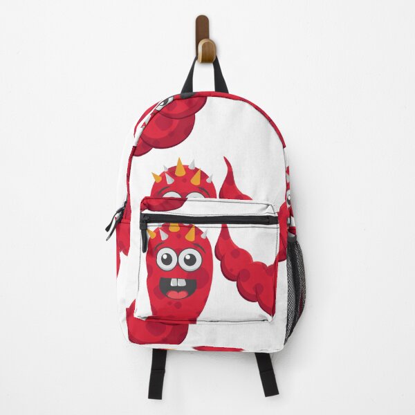 Item preview, Cartoon Red Worm Character with Spikes designed and sold by Richstd.