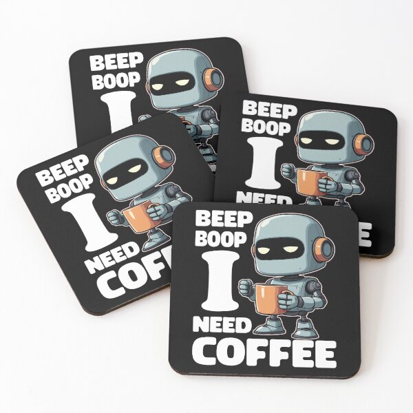 Item preview, BEEP BOOP, I NEED COFFEE designed and sold by KEF Custom.