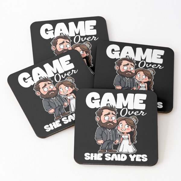 Item preview, GAME OVER - SHE SAID YES designed and sold by KEF Custom.