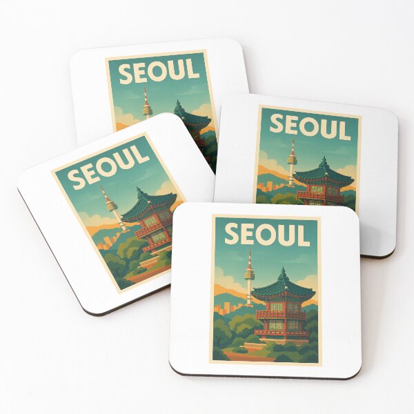 Item preview, Seoul Retro Poster designed and sold by JBWphotos.
