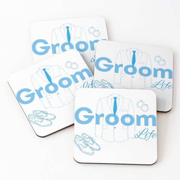 Item preview, Groom Life – Cool Blue Wedding designed and sold by ZerotwoStudio.