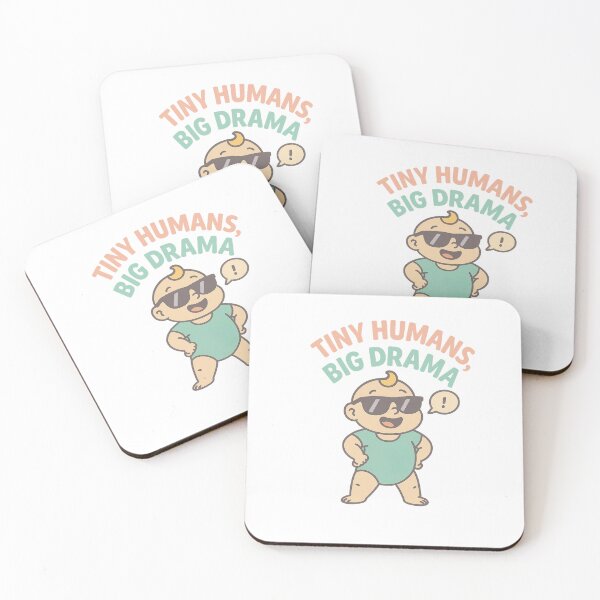 Item preview, Tiny Humans Big Drama designed and sold by catthemedic.