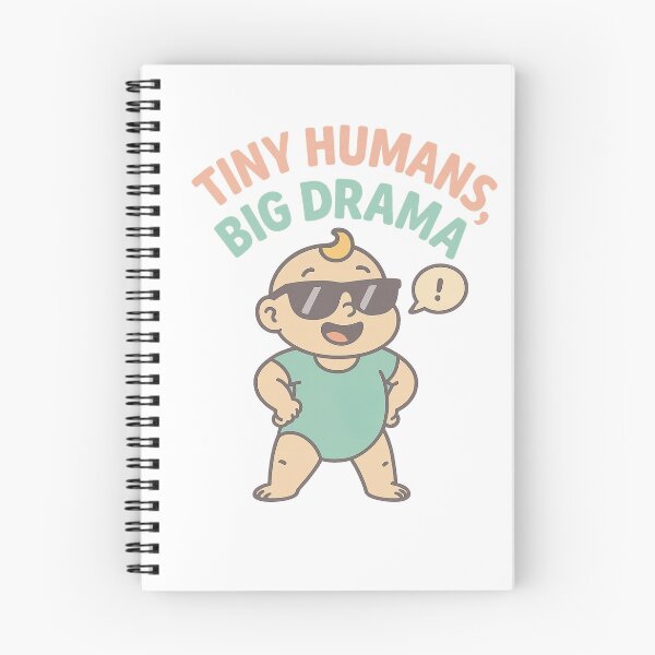 Item preview, Tiny Humans Big Drama designed and sold by catthemedic.