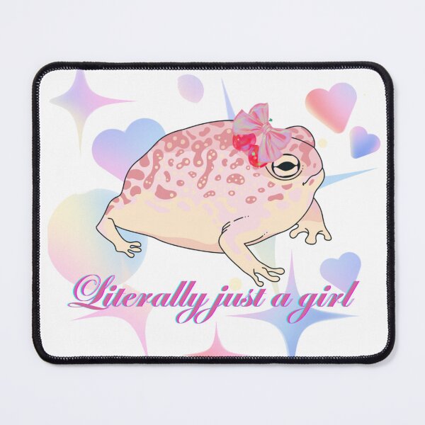 Item preview, Literally just a girl holographic rainfrog designed and sold by 3DPossumPrints.