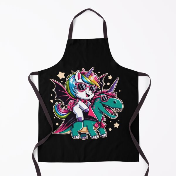 Item preview, Rainbow Unicorn Riding Dino – Funny Fantasy Squad Goals Design designed and sold by CoolCreative.
