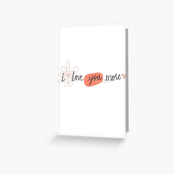 Item preview, I love you more designed and sold by Preety Padhiyar.