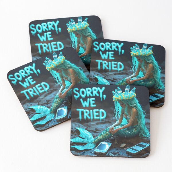 Item preview, Climate Grief Mermaid designed and sold by Zazeyy.