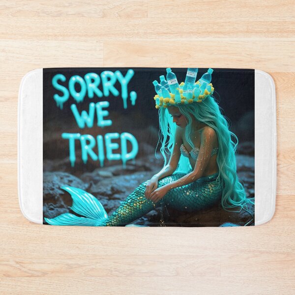 Item preview, Climate Grief Mermaid designed and sold by Zazeyy.