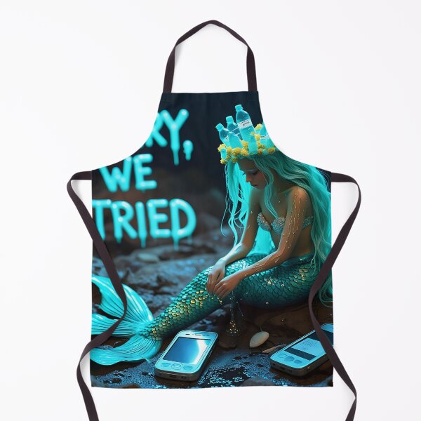 Item preview, Climate Grief Mermaid designed and sold by Zazeyy.
