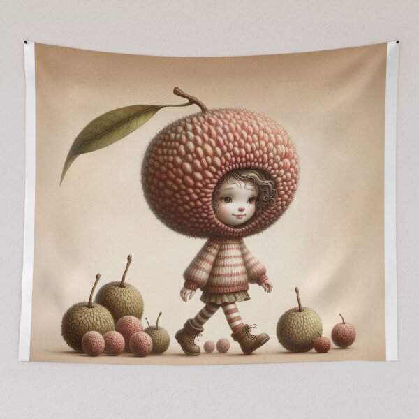 Item preview, Litchi Girl designed and sold by Beyondnote-Art.