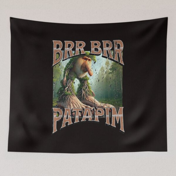 Item preview, Brr Brr Patapim Funny Italian Brainrot Meme Oversized  designed and sold by Adriana-PA.