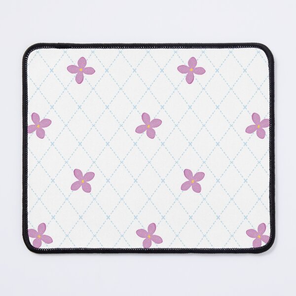 Item preview, Lilacs Floral Diamond Lace Print 1 - White designed and sold by Daniel Bevis Design.