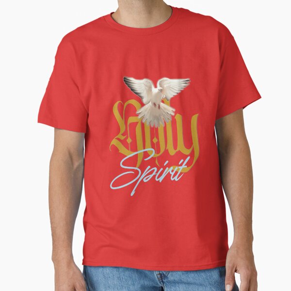 The Holy Spirit - Jesus T-Shirts Designs by FaithFuel Designs Navy Blue Classic T-Shirt