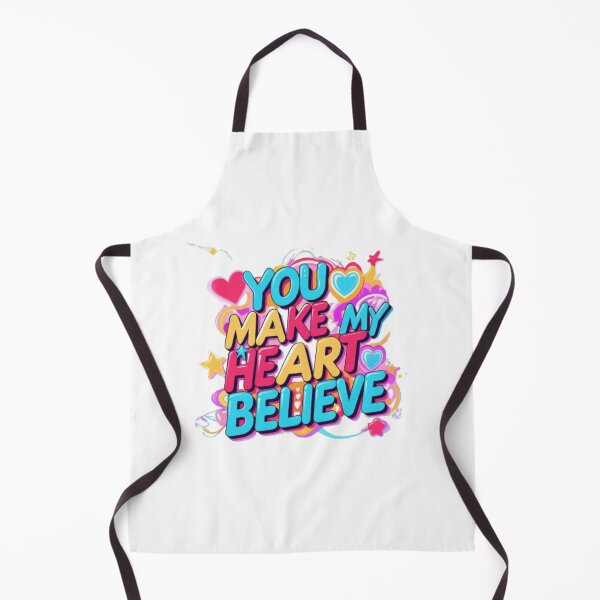 Item preview, Vibrant "You Make My Heart Believe" Typography designed and sold by artistmagicshop.
