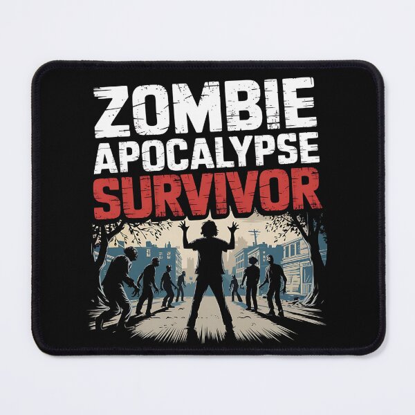 Item preview, Zombie Apocalypse Survivor – Funny End of the World Zombie Design designed and sold by Evolved Ape.