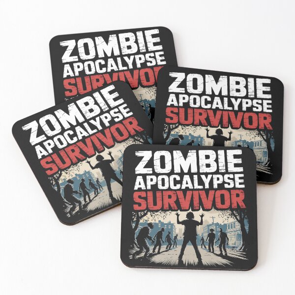 Item preview, Zombie Apocalypse Survivor – Funny End of the World Zombie Design designed and sold by Evolved Ape.