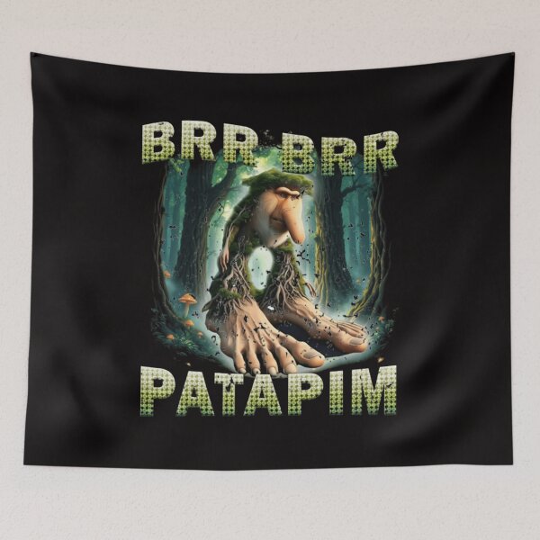 Item preview, Brr Brr Patapim Funny Italian Brainrot Meme Oversized designed and sold by AdrianMakeArts.
