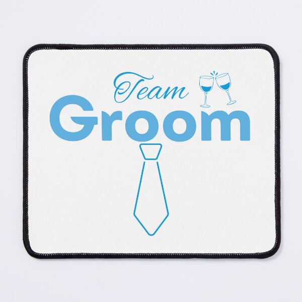 Item preview, Team Groom – Blue Tie Party designed and sold by ZerotwoStudio.