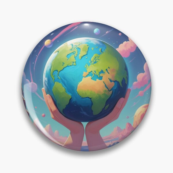 Item preview, protect the environment animated galaxy art style designed and sold by RedOrBlueIts4U.