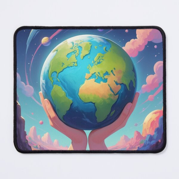 Item preview, protect the environment animated galaxy art style designed and sold by RedOrBlueIts4U.