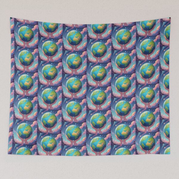 Item preview, protect the environment animated galaxy art style designed and sold by RedOrBlueIts4U.