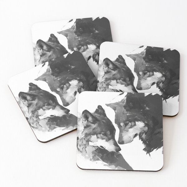 Item preview, Gray Wolf Black and White designed and sold by SMARTKIT  DESIGNAGENCY.