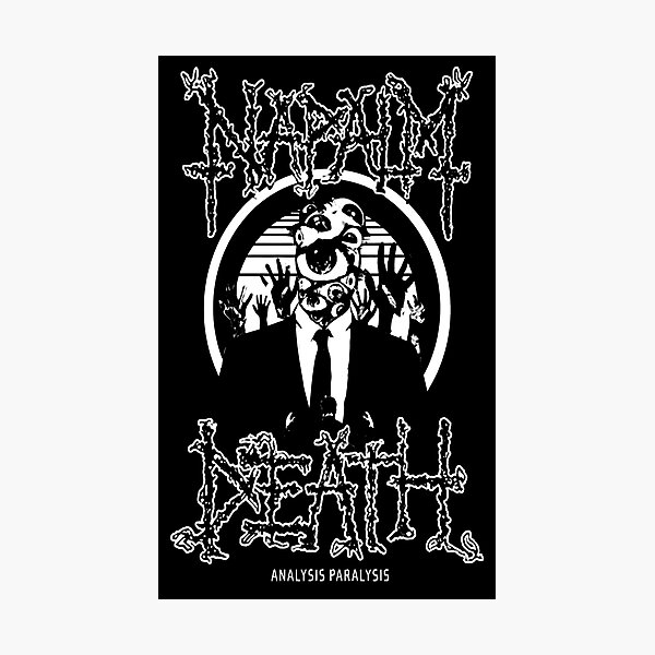 Artikel-Vorschau von Napalm Death Analysis Paralysis, designt und verkauft von sammielittle.