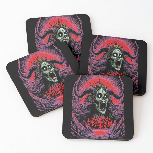 Item preview, Horror occult Skull zombie day of the dead inspired black death doom metal classic T-Shirt designed and sold by blackdoggdesign.