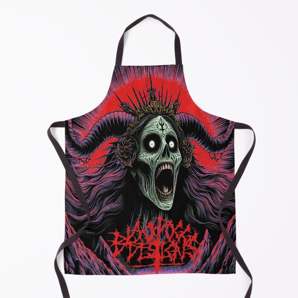 Item preview, Horror occult Skull zombie day of the dead inspired black death doom metal classic T-Shirt designed and sold by blackdoggdesign.