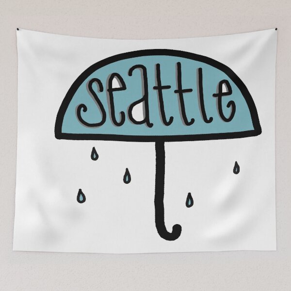 Item preview, Seattle Rain designed and sold by Simonsdesign.