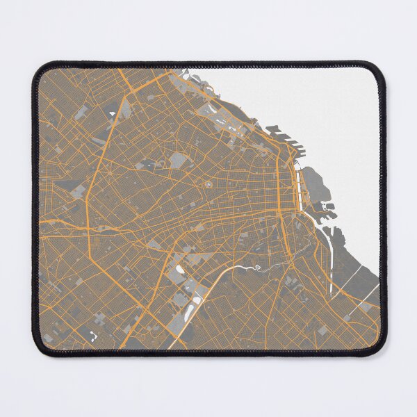 Item preview, Buenos Aires City Map of Argentina - Bauhaus designed and sold by deMAP.