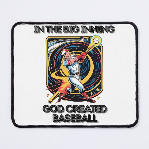 Item preview, In The Big Inning, God Created Baseball designed and sold by GiggleGooods.