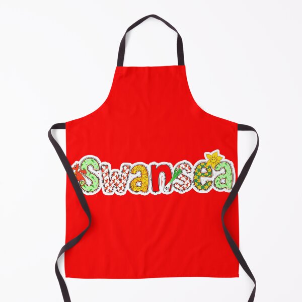 Item preview, Swansea City Word With Daffodils, Dragons and Leeks designed and sold by Studio Lisa Jayne.