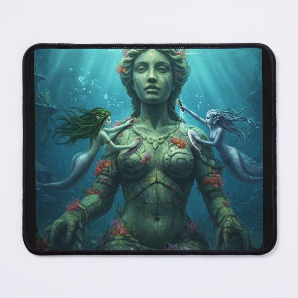 Item preview, Mermaids Cleaning Ocean Goddess designed and sold by PixCthulhu.