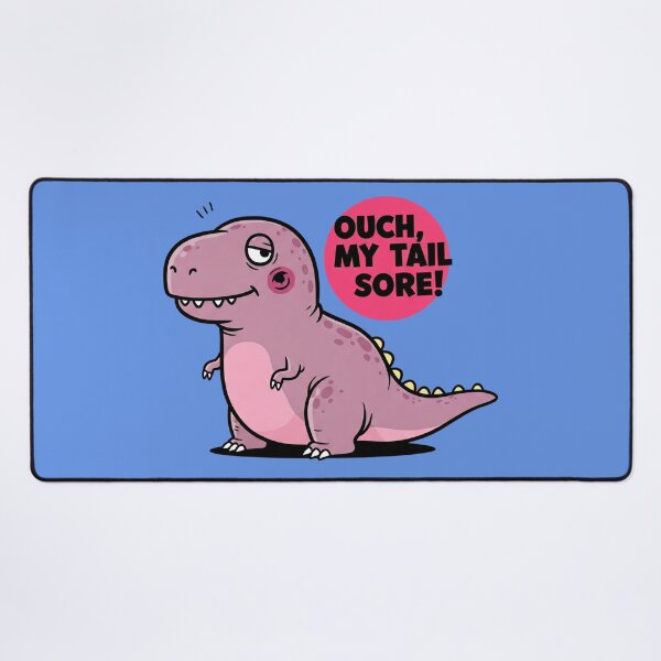 Item preview, Dino Sore A Hilarious Cartoon Dinosaur In Pain designed and sold by SurrealArtSzysz.