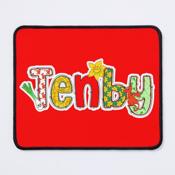 Item preview, Tenby Word With Daffodils, Dragons and Leeks designed and sold by Studio Lisa Jayne.