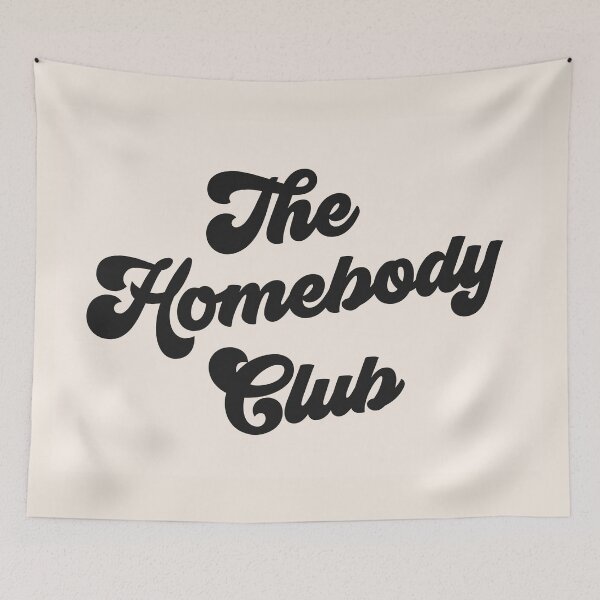 Item preview, The Homebody Club Sign designed and sold by Paigaam.